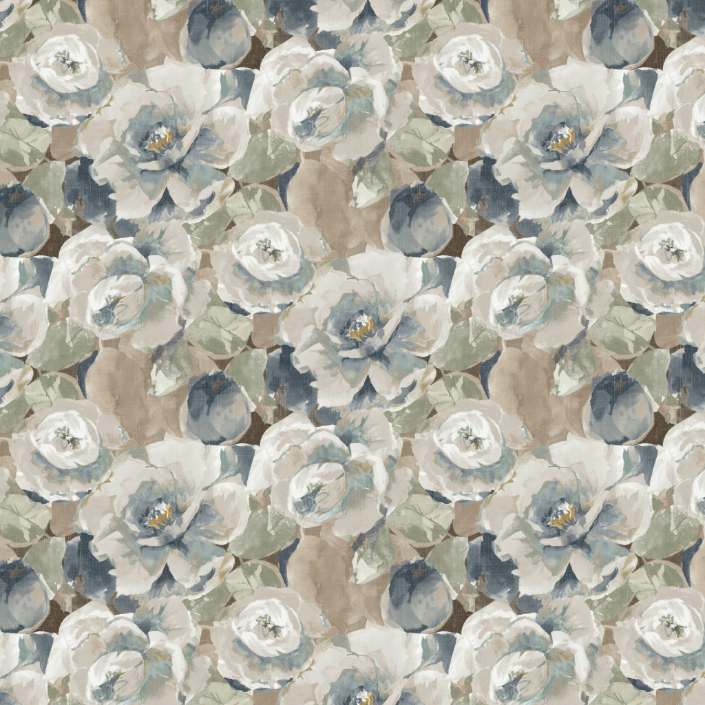 Mirabel Navy Fabric | Edinburgh Weavers Home